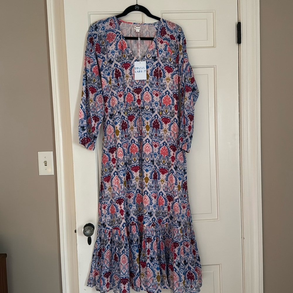 Roller Rabbit Ikat Paisley Olaya Dress